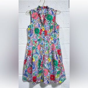 Flower Power Cotton Dress